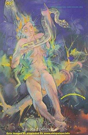 Mitos, leyendas, la madre monte, madremonte, colombianos, imagenes,  fotos, dibujos,  creencias, espantos, folclor, cuento de la madremonte, imagen