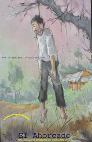 El ahorcado, mitos, leyendas, colombia, fotos, imagenes,  populares, dibujo, pintar, ahorcado, historia,  colombianos