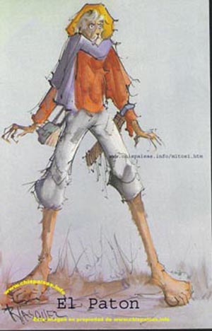 el paton, el paton leyenda, mitos, leyendas, colombia, fotos, imagenes,  populares, dibujo, pintar,  leyenda colombiana, leyenda mito,  mitos colombianos